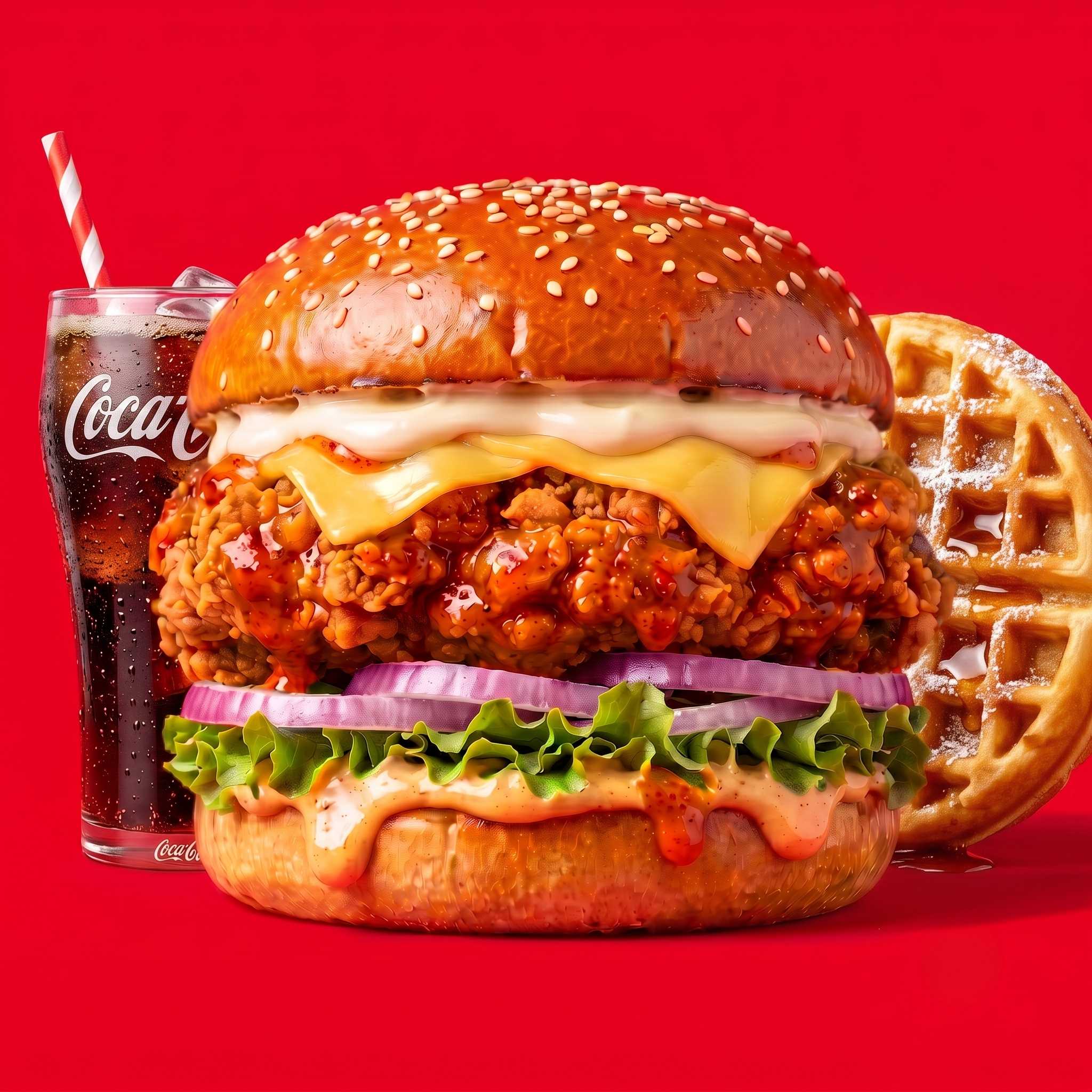 Burger & Waffle Treat